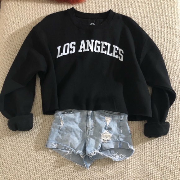 COPY - LOS ANGELES black Sweater - Picture 1 of 6
